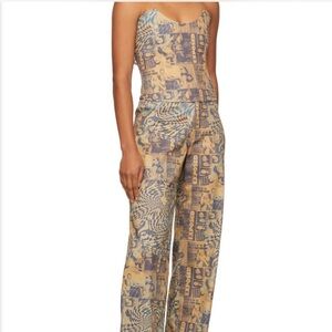 Miaou | Fargo Pants and Corset in Wanted | NWT